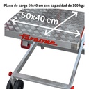 PICK | Escalera con plataforma y plano de carga eléctrico