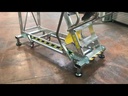 SY60 | Escalera de aluminio con plataforma y cuatro ruedas