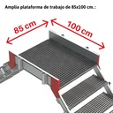 SP-T | Escalera puente con plataforma en tramex