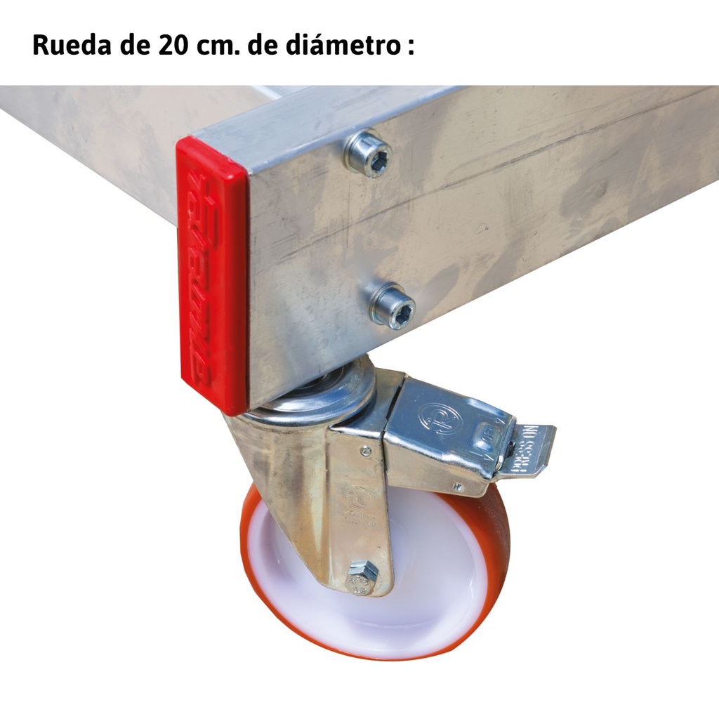 HW.BIG | Elevador de materiales en aluminio, capacidad máxima hasta 250 kg.