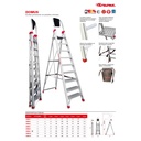 DOMUS | Escalera profesional con peldaños cómodos