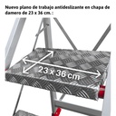 SGP | Taburete de alta seguridad en aluminio