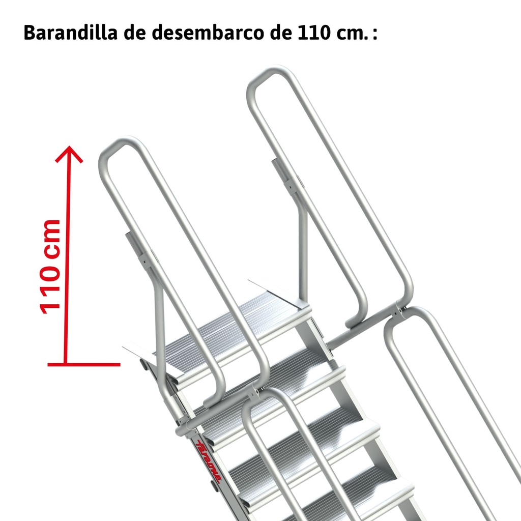 SG45 ESCALERA PARA ENTREPLANTAS Y ALTILLOS (45º INCLINACION)
