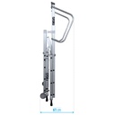 EPX-400 ESCALERA MOVIL CON PLATAFORMA, PLEGABLE Y EXTENSIBLE