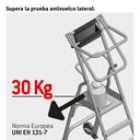 PL | Escalera plegable con amplia plataforma de trabajo