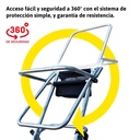 PL | Escalera plegable con amplia plataforma de trabajo