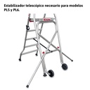 PL | Escalera plegable con amplia plataforma de trabajo