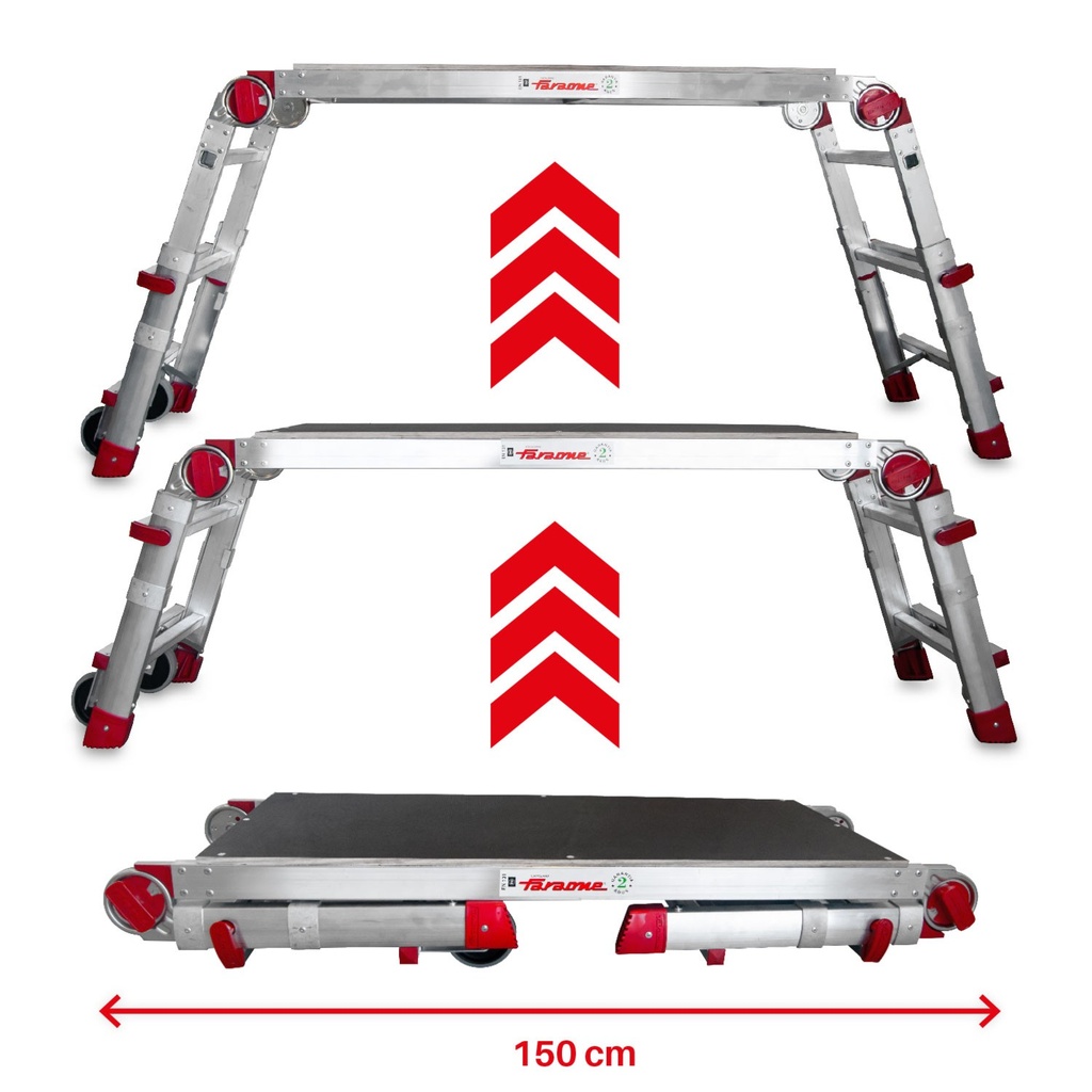 PLAT | Plataforma de trabajo plegable y regulable en altura