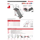 SB-T | Escalera con plataforma y cuatro ruedas | TRAMEX