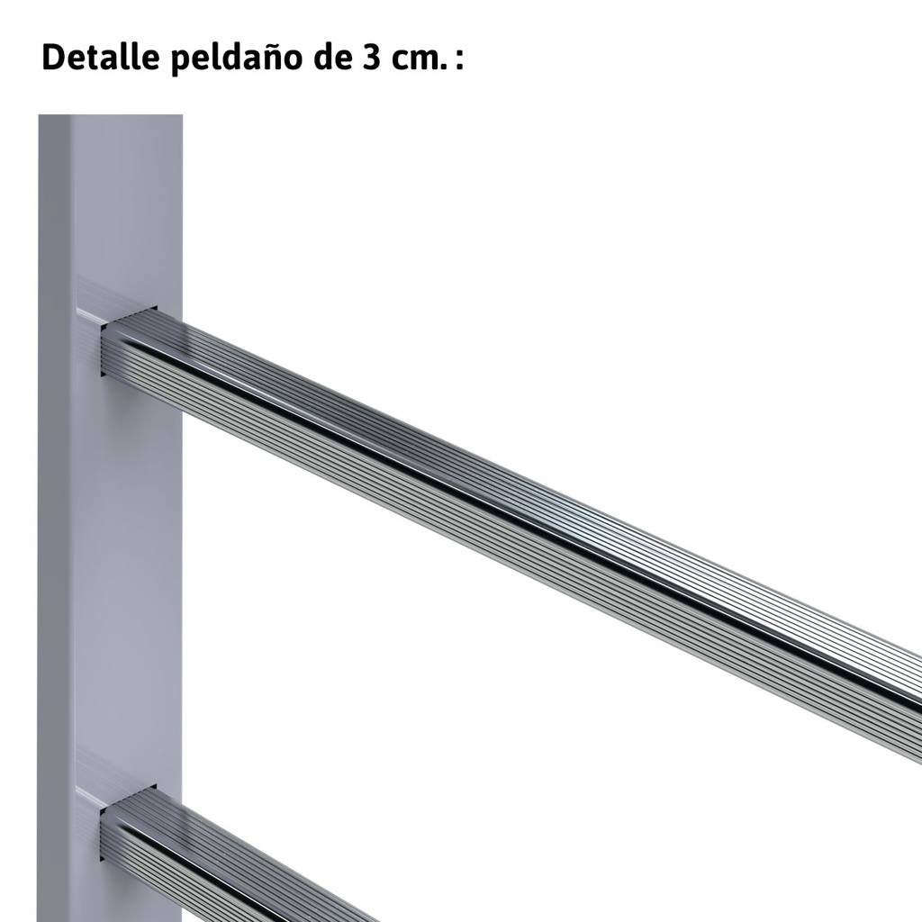 SVS0 | Escalera vertical de seguridad sin jaula de protección