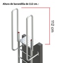 SVS0 | Escalera vertical de seguridad sin jaula de protección