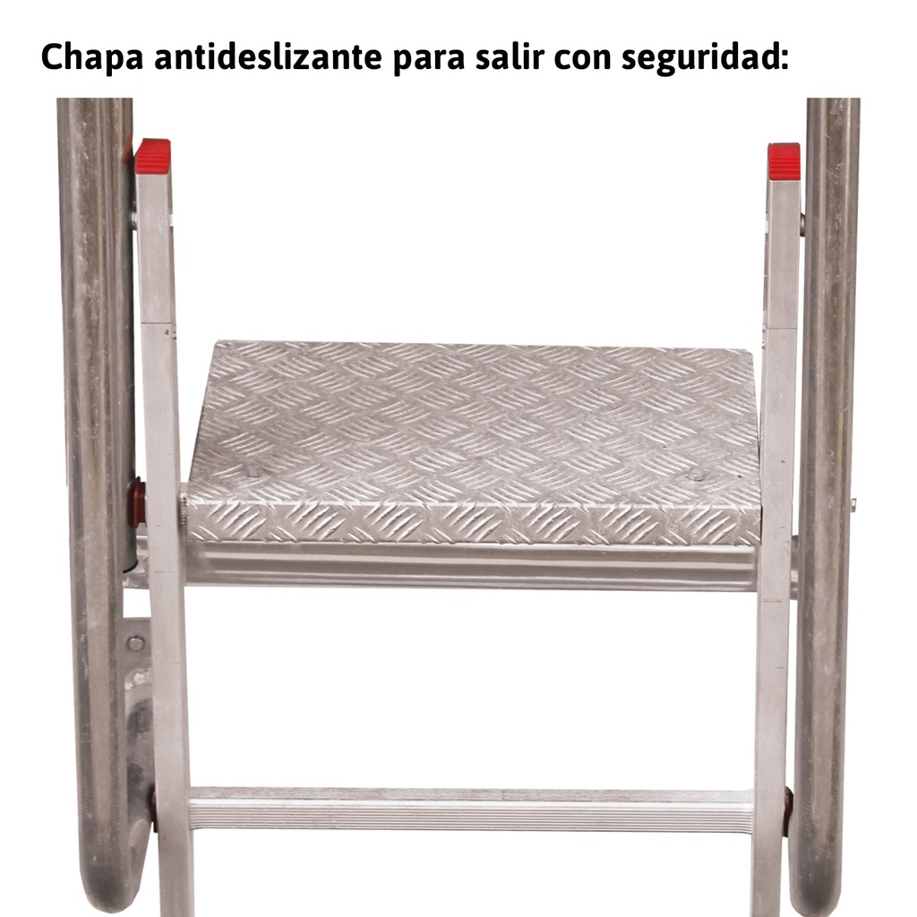 SVS0 | Escalera vertical de seguridad sin jaula de protección