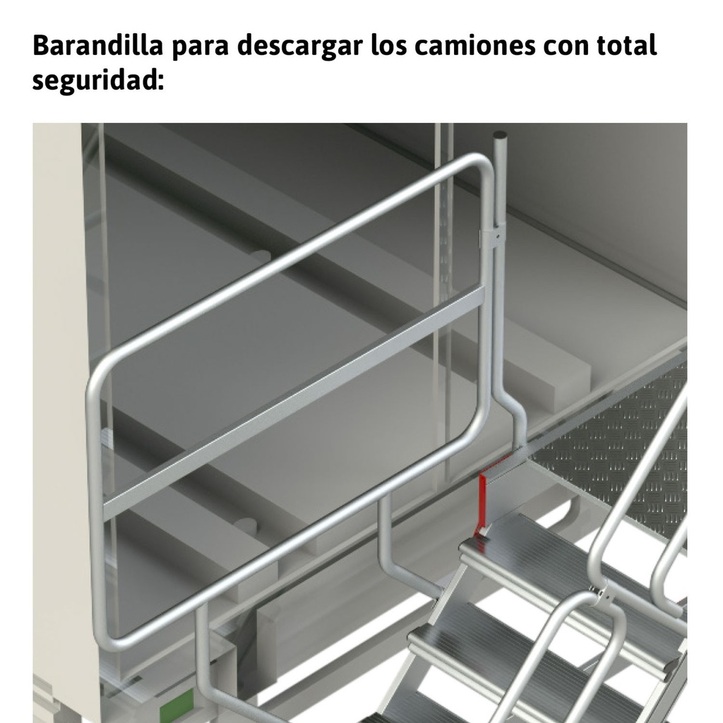 Escalera para trailer o camiones frigoríficos SY-CA