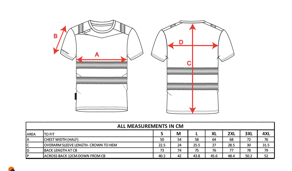 DX413 - Camiseta DX4 de alta visibilidad M/C