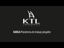 Plataforma de trabajo plegable KARLA