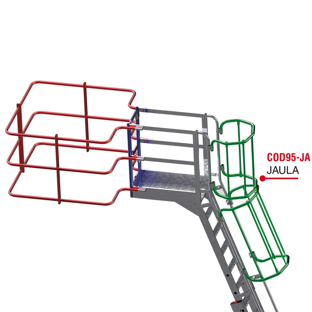 COD95-JA    JAULA DE ASCENSO DE SEGURIDAD