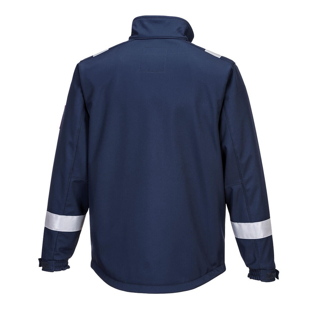 MV73 - Chaqueta Softshell Modaflame, protección química, antiestática y contra la llama.