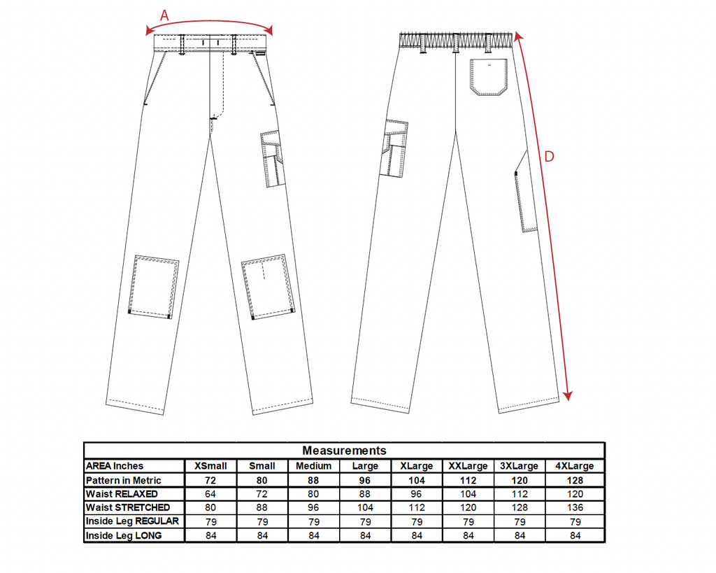 S817 - Pantalones de pintor  Blanco