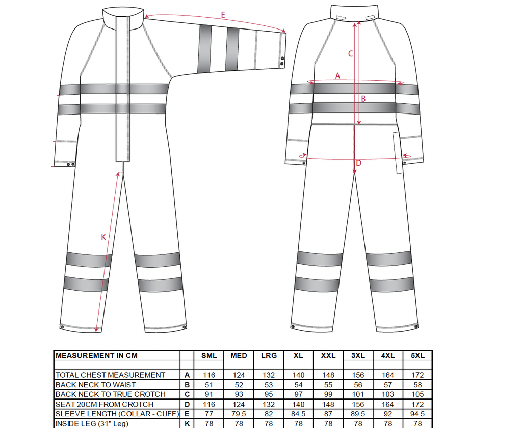 S495 - Mono de alta visibilidad Sealtex Ultra Rain