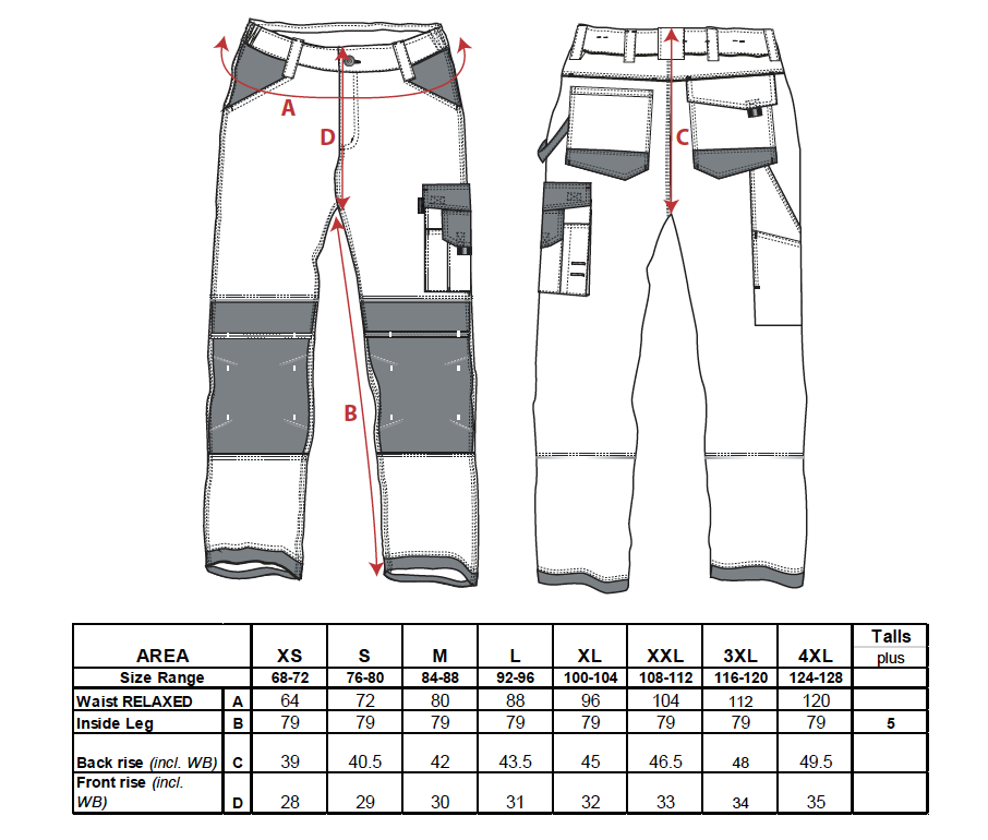 KS54 - Pantalón Pintor Pro BLANCO