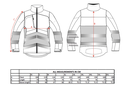 PW375 - Softshell PW3 de alta visibilidad, clase 1 (3 capas)