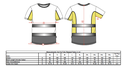 C395 - Camiseta bicolor de malla