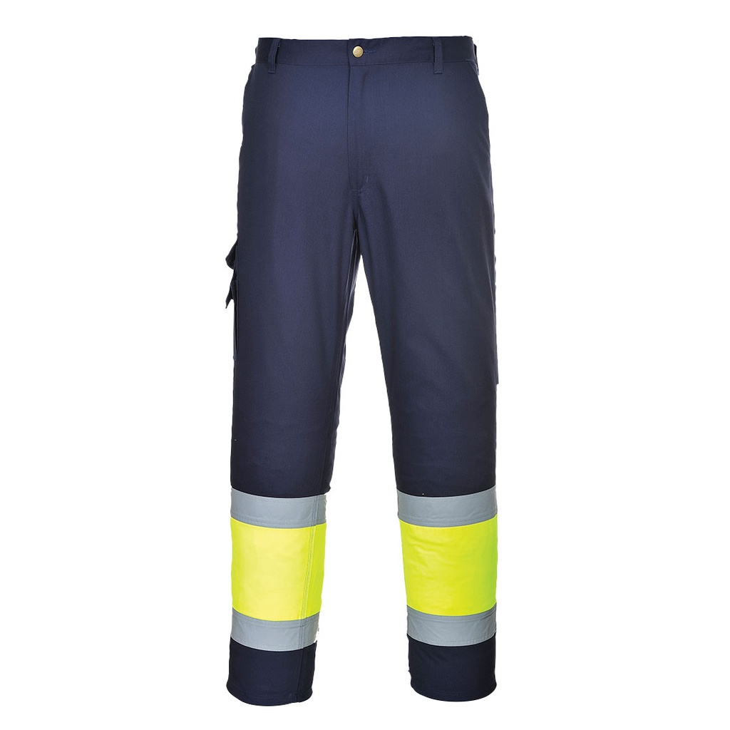 E049 - Pantalón bicolor de alta visibilidad clase 1 Contrast Service