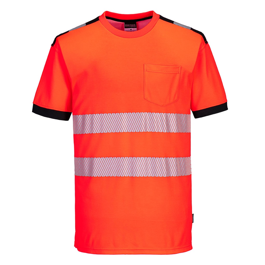 T181 - Camiseta m/c de alta visibilidad PW3