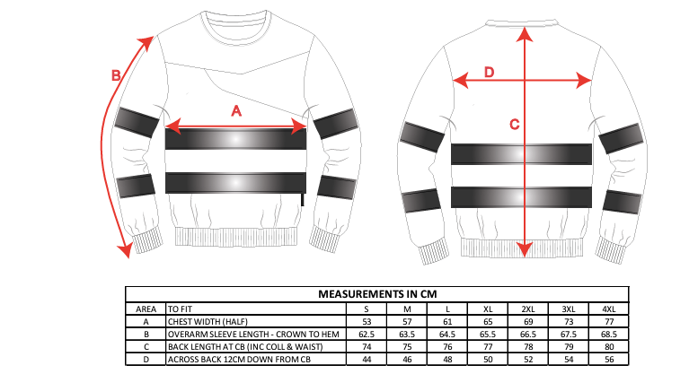 PW277 - Sudadera PW2 de alta visibilidad con cuello redondo