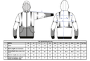 B315 - Sudadera de alta visibilidad bicolor, con capucha y cremallera