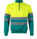 SUDADERA BICOLOR CREMALLERA AV