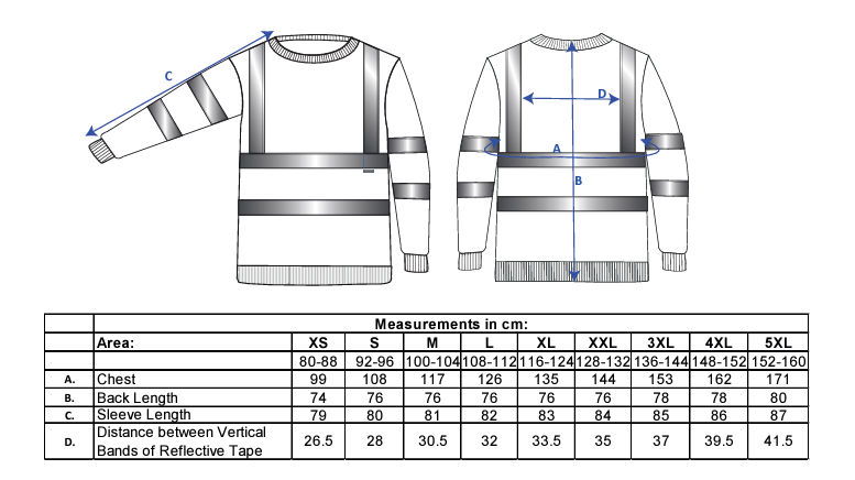 B303 - Sudadera de alta visibilidad