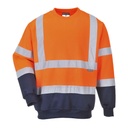 B306 - Sudadera bicolor de alta visibilidad