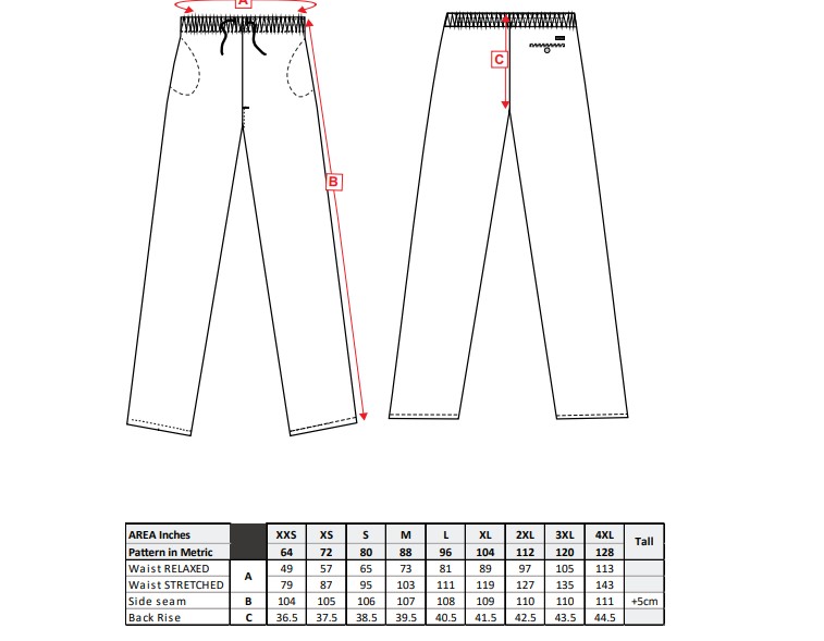 C070 - Pantalones con cordones Negro