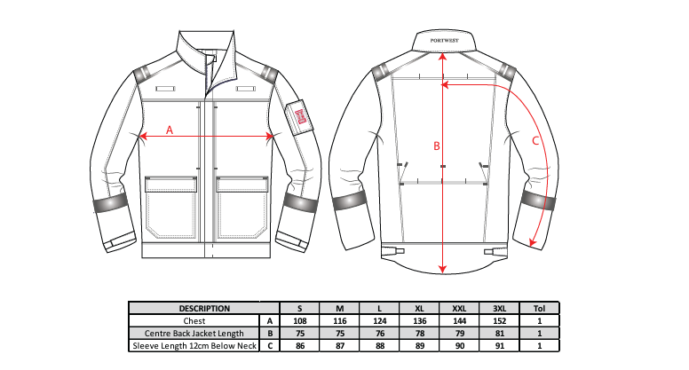 FR601 - Chaqueta ligera Bizflame Plus