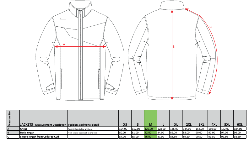 PW261 - Chaqueta PW2 de alta visibilidad Winter