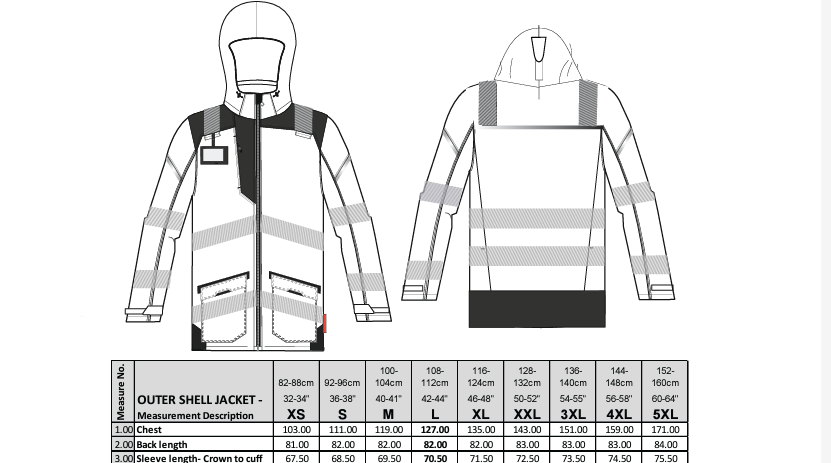 PW367 - Chaqueta transpirable 5 en 1 de alta visibilidad PW3