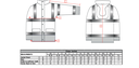 S471 - Parka 4 en 1 de alta visibilidad Contrast Traffic