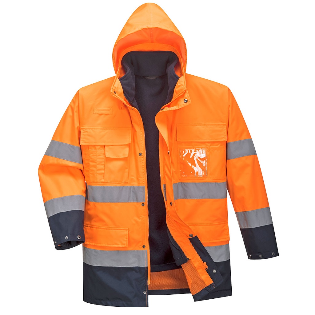 S162 - Chaqueta bicolor de alta visibilidad 3 en 1 Lite