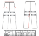 RT61 - Pantalón de alta visibilidad transpirable Naranja