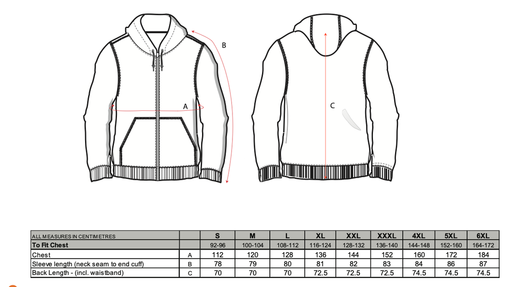 FR81 - Sudadera Modaflame ignífuga con capucha y cremallera frontal