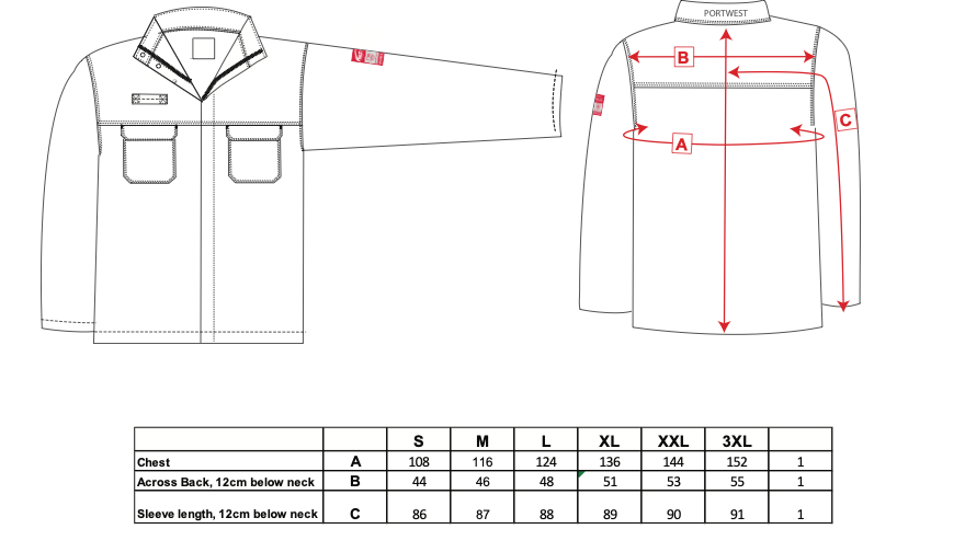 FR65 - Chaqueta resistente a la llama Molten Metal