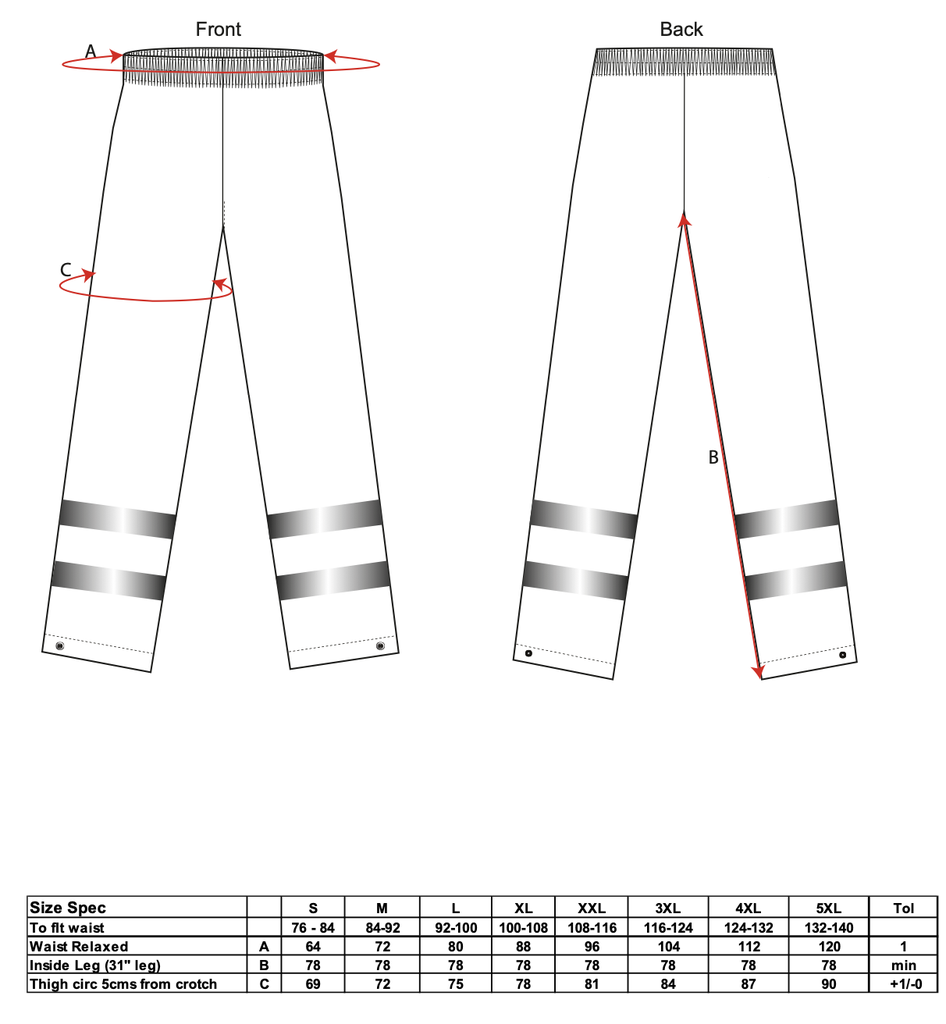 FR43 - Pantalón alta visibilidad Sealtex Flame