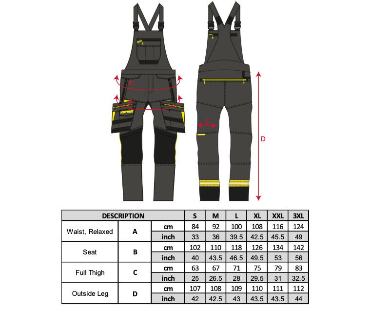 DX441 - Peto de trabajo DX4