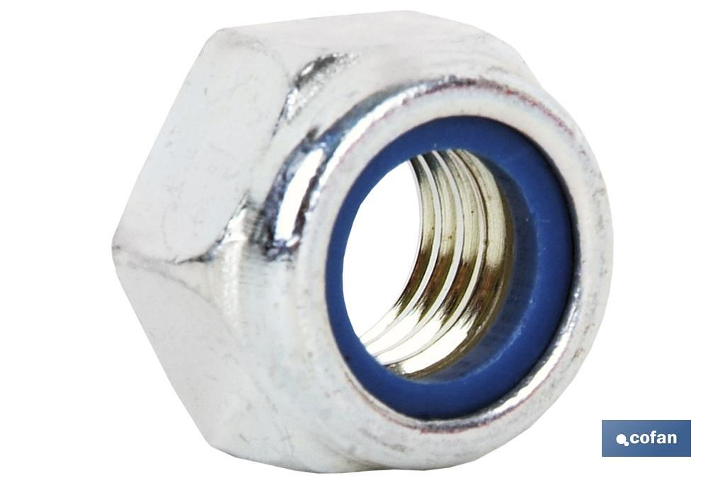 Imagen Adicional de Tuercas Hexagonales Autoblocante Nylon DIN 985 Blíster Estándar