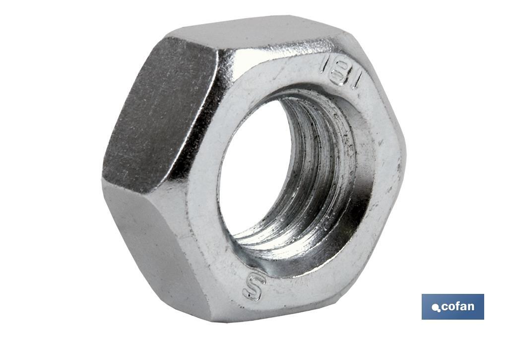 Imagen Adicional de Tornillo Carrocero + tuerca de acero Zincado
