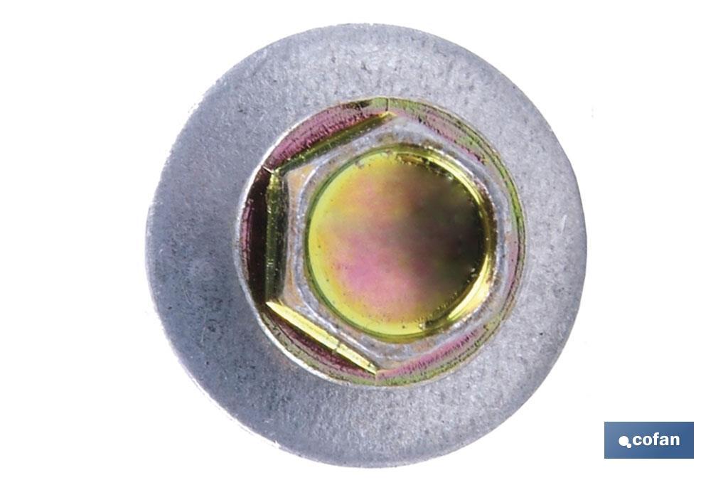 Imagen Adicional de Tornillos de Cubierta con Arandela Acero/EPDM Panel Sándwich