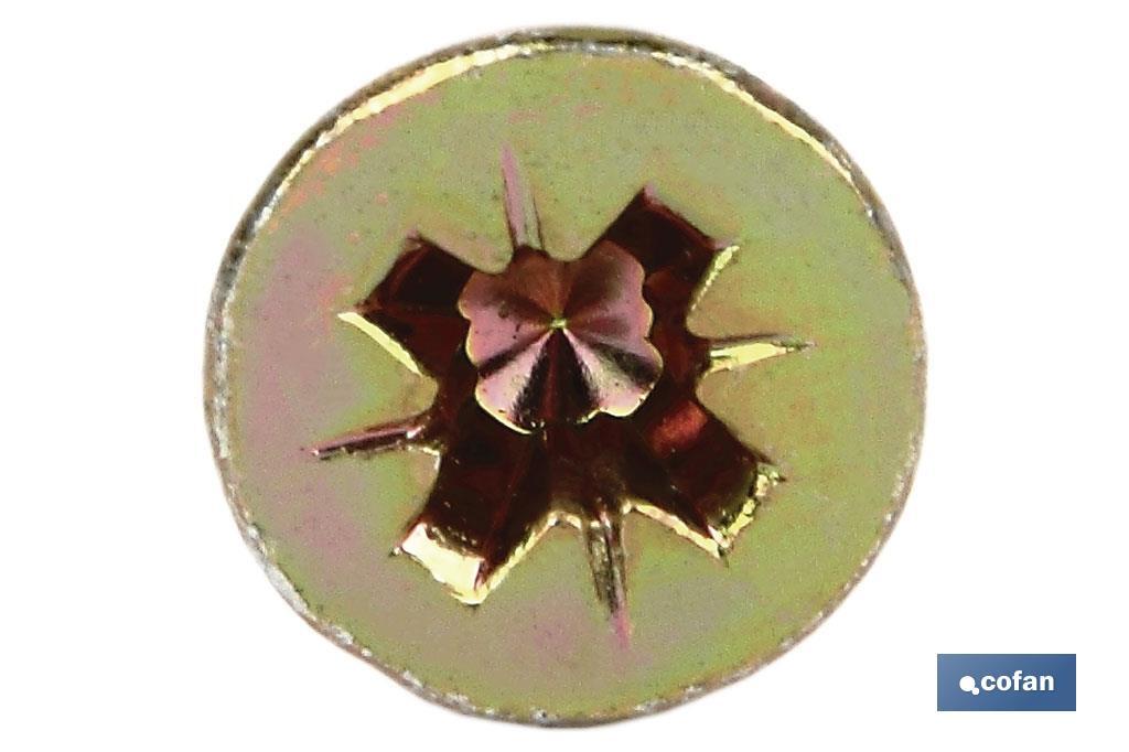 Imagen Adicional de Rosca Madera POZIDRIVE DIN 7505 A