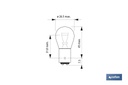 Imagen Adicional de Lámpara de 2 polos P21/5W (BAY15d) 12 V