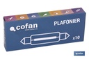 Imagen Adicional de Lámpara Plafonier C10W (11 x 31 mm) 12 V